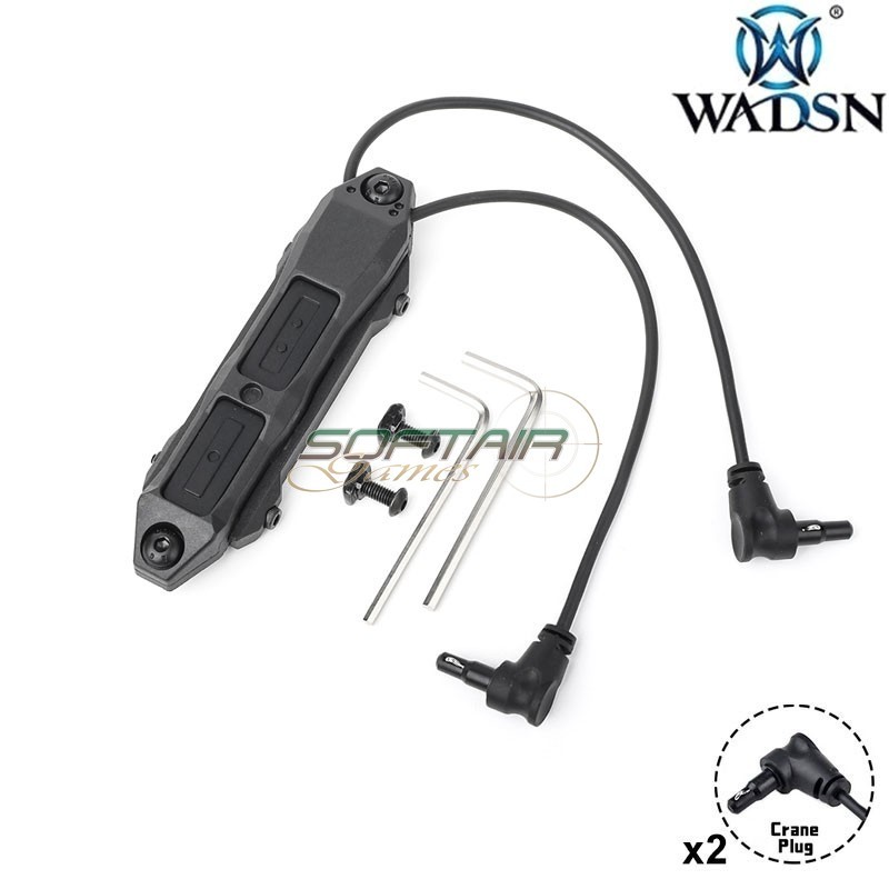 2 Channel Tactical Augmented Pressure Switch with Crane / Crane Plug WADSN (WD07070-BK)