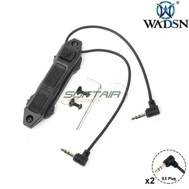 Dual Switch Remote Cable 3.5mm Plug BLACK WADSN (WD07007-BK)
