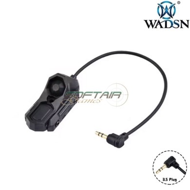 Double function Remote Cable 3.5mm Plug BLACK WADSN (WD07042-BK)