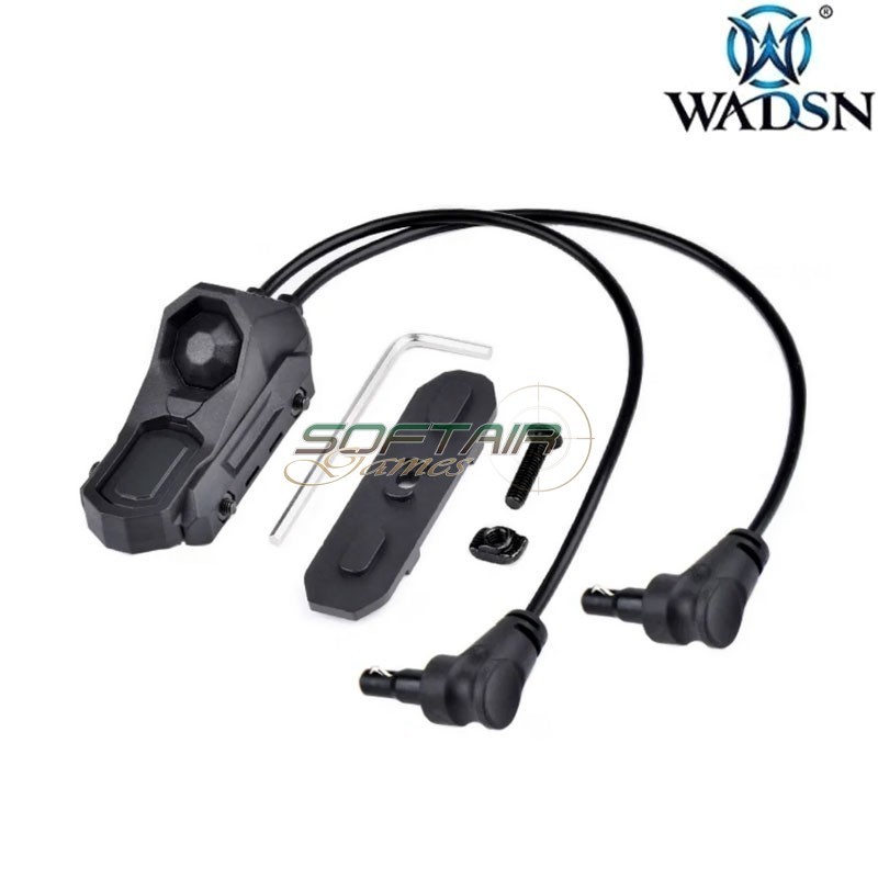 Cavo remoto Dual Switch 2x Crane Plug BLACK WADSN (WD07049-BK)