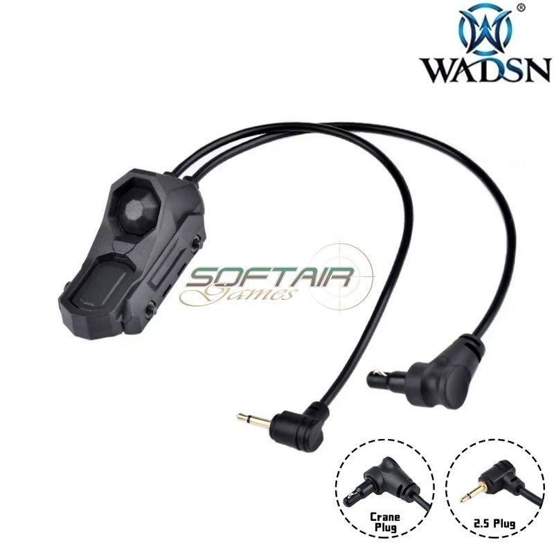 Cavo remoto Dual Switch 2,5mm / Crane Plug BLACK WADSN (WD07050-BK)