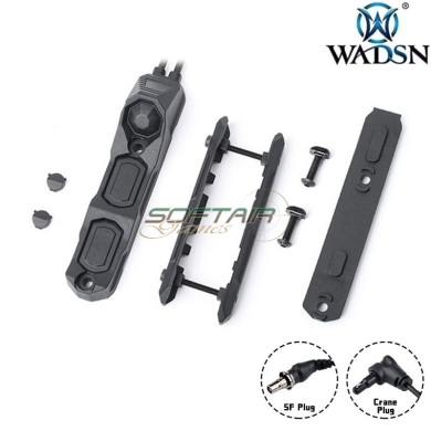 Dual Switch LL Remote Cable SF / Crane Plug BLACK WADSN (WD07086-BK)
