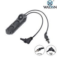 Cavo remoto LL Dual Switch SF / Crane Plug BLACK WADSN (WD07086-BK)