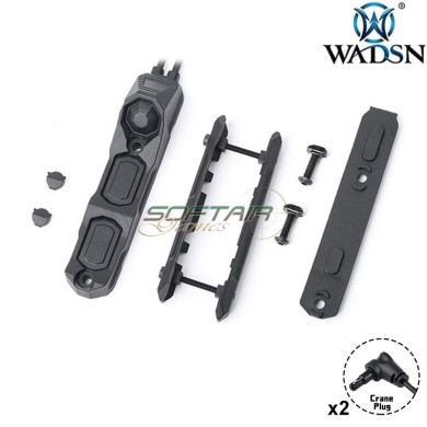 Cavo remoto LL Dual Switch 2x Crane Plug BLACK WADSN (WD07090-BK)