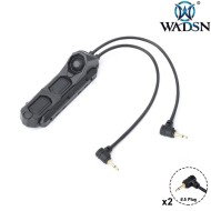 Dual Switch LL Remote Cable 2.5mm Plug BLACK WADSN (WD07087-BK)
