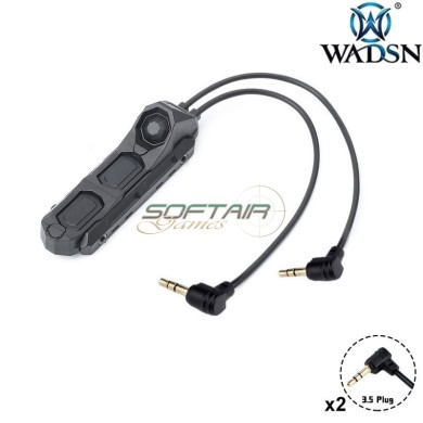 Dual Switch LL Remote Cable 3.5mm Plug BLACK WADSN (WD07089-BK)