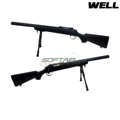Vsr10b Short Barrel Black + Bipiede Well (mb02bb)