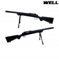 Vsr10b Short Barrel Black + Bipod Well (mb02bb)