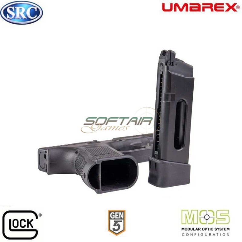 Co2 Pistol Glock 19 Gen.5 MOS Black GBB Umarex (UM-2.6552)