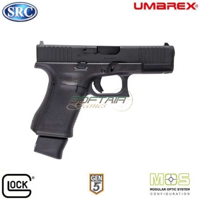 Pistola a Co2 Glock 19 gen.5 MOS Black Gbb Umarex (um-2.6552)
