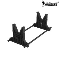 Stand fucile black regolabile multiuso wosport (wo-tg31)
