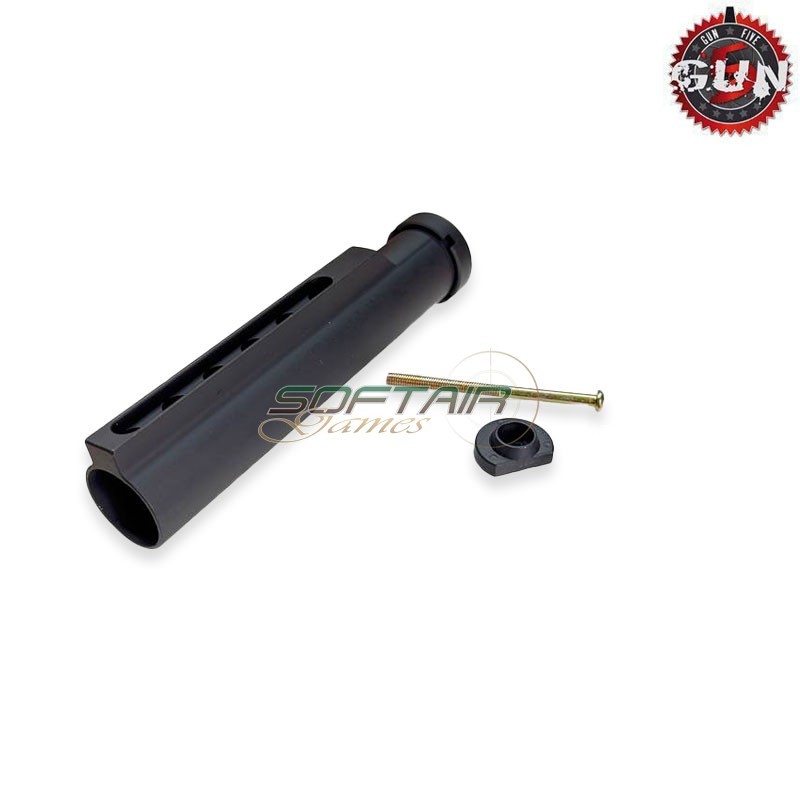 KIT 45° Offset Metal stock tube for M4 AEG Gun Five (GF-0601)