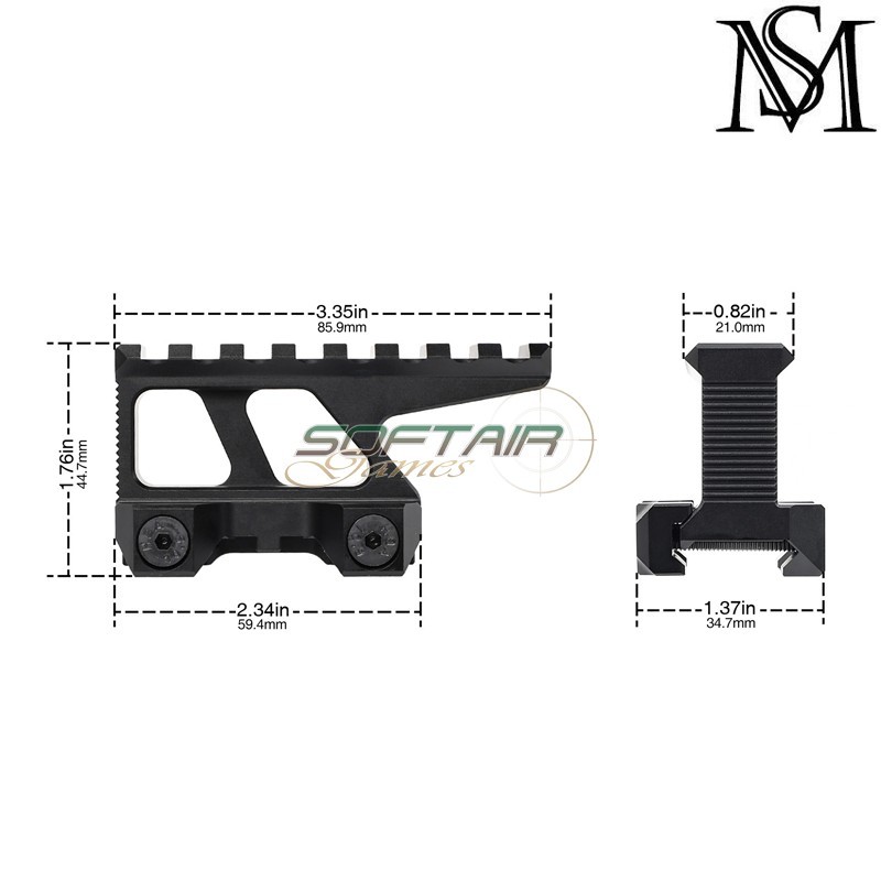 Lerna Mount GB Style per Eotech Mil-Sim (MS-2020)