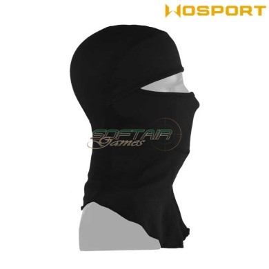 Passamontagna Tattico Traspirante Nero Wosport  (Wo-Ma208b)