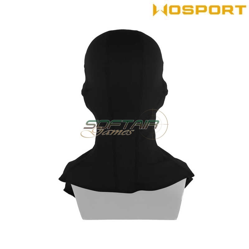 Passamontagna Tattico Traspirante Nero Wosport  (Wo-Ma208b)