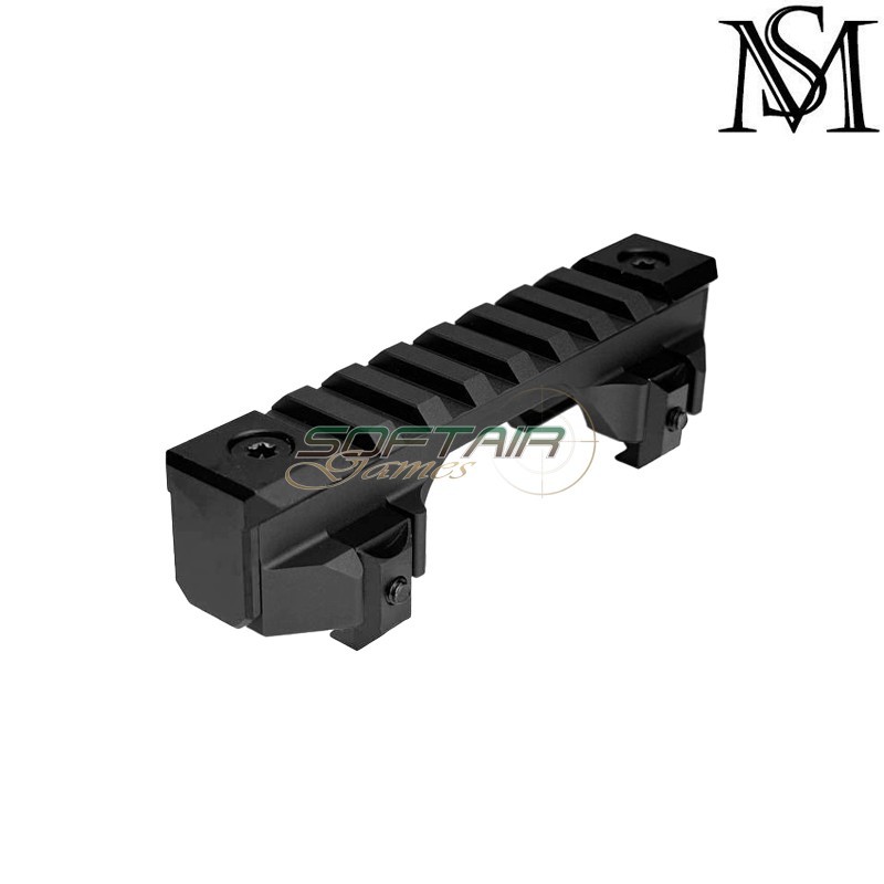 OMM PIC Mount ID Style BLACK for Picatinny Mil-Sim (MS-028-BK)