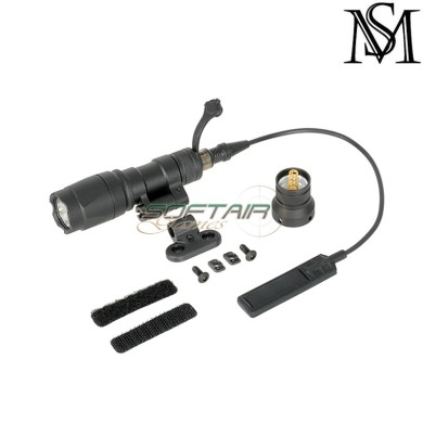 Torcia M340A SF Scout Light Pro two control kit BLACK Mil-Sim (MS-4051-BK)
