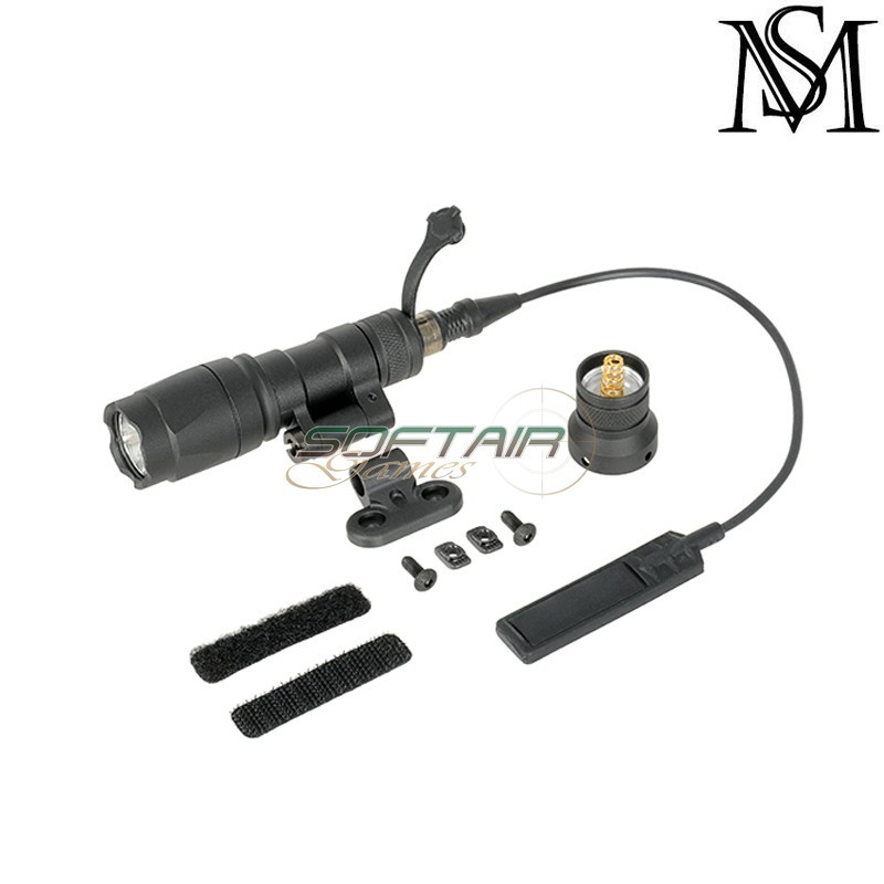 Flashlight M340A SF Scout Light Pro two control kit BLACK Mil-Sim (MS-4051-BK)