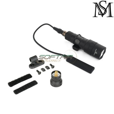 Torcia M340C SF Scout Light Pro two control kit BLACK Mil-Sim (MS-4053-BK)