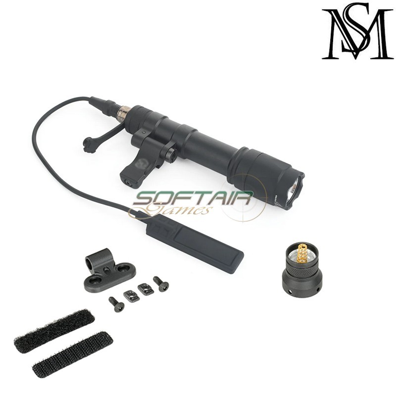 Torcia M640C SF Scout Light Pro two control kit BLACK Mil-Sim (MS-4052-BK)