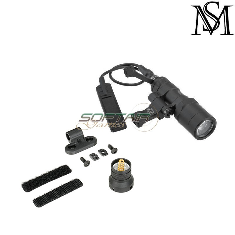 Flashlight M340B SF Scout Light Pro two control kit BLACK Mil-Sim (MS-4055-BK)