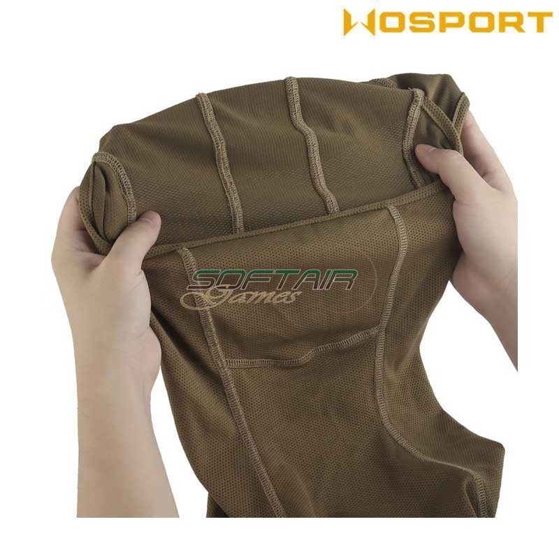 Passamontagna Tattico Traspirante Tan Wosport  (Wo-Ma208t)