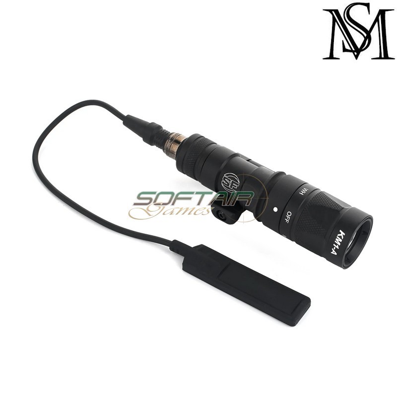 Flashlight M340W SF Scout Light Pro Strobe two control kit BLACK Mil-Sim (MS-4057-BK)