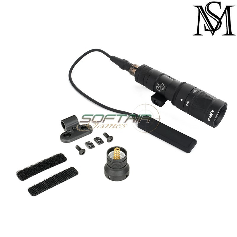Flashlight M340W SF Scout Light Pro Strobe two control kit BLACK Mil-Sim (MS-4057-BK)
