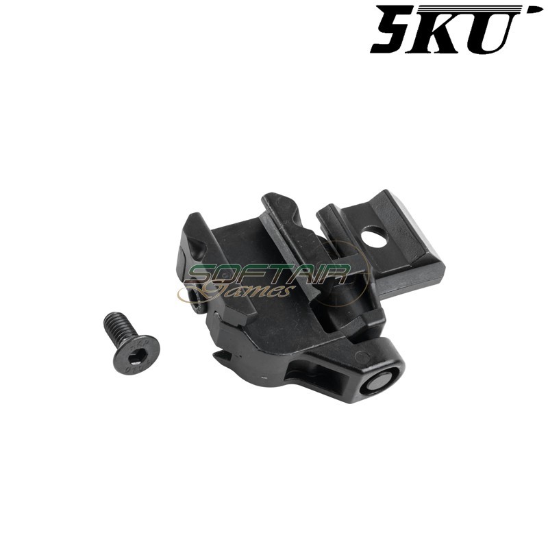 Folding Stock MCX/MPX Style with Picatinny 20mm adapter 5KU (5KU-342-BK)