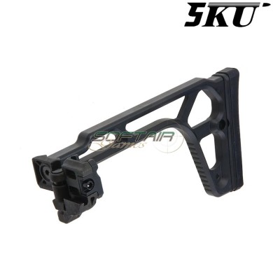 Folding Stock Rattler MCX Style with Picatinny 20mm adapter 5KU (5KU-343-BK)