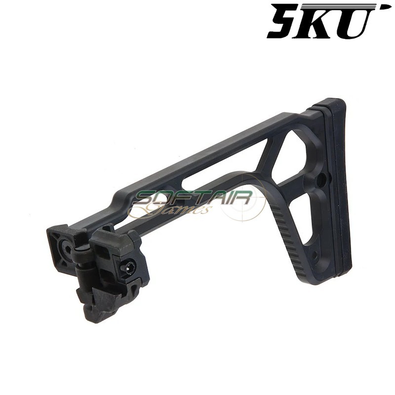 Calcio pieghevole Rattler MCX Style con adattatore 20mm Picatinny 5KU (5KU-343-BK)