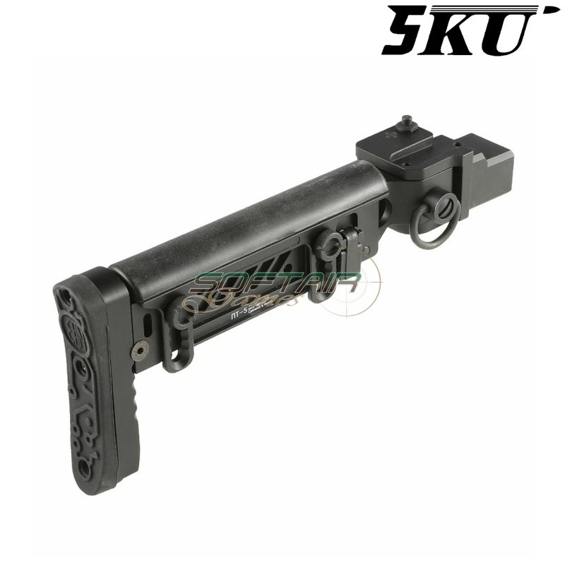 Calcio pieghevole PT-5 per GHK AKM GBB Black 5KU (5KU-347-BK)