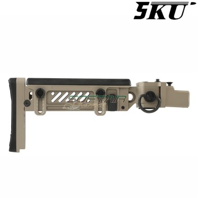 Calcio pieghevole PT-5 per GHK AKM GBB Tan 5KU (5KU-347-T)