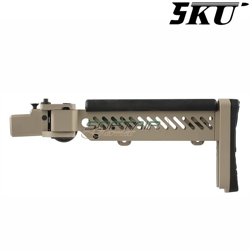 Calcio pieghevole PT-5 per GHK AKM GBB Tan 5KU (5KU-347-T)
