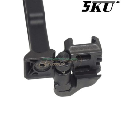 Calcio pieghevole MCX / MPX Style con adattatore 20mm Picatinny 5KU (5KU-364)