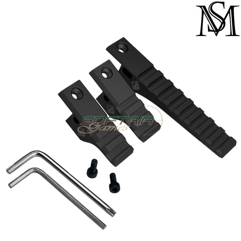 OMM Micro Mount ID Style BLACK per T1/T2 Mil-Sim (MS-027-BK)