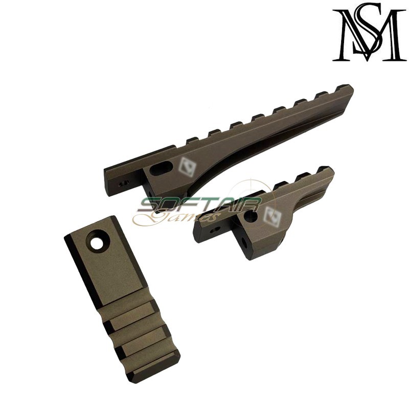 OMM Micro Mount ID Style DARK EARTH per T1/T2 Mil-Sim (MS-027-DE)