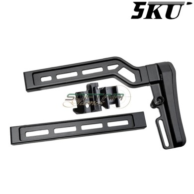 Set Calcio pieghevole Minimalist con adattatore 20mm Picatinny 5KU (5KU-390)