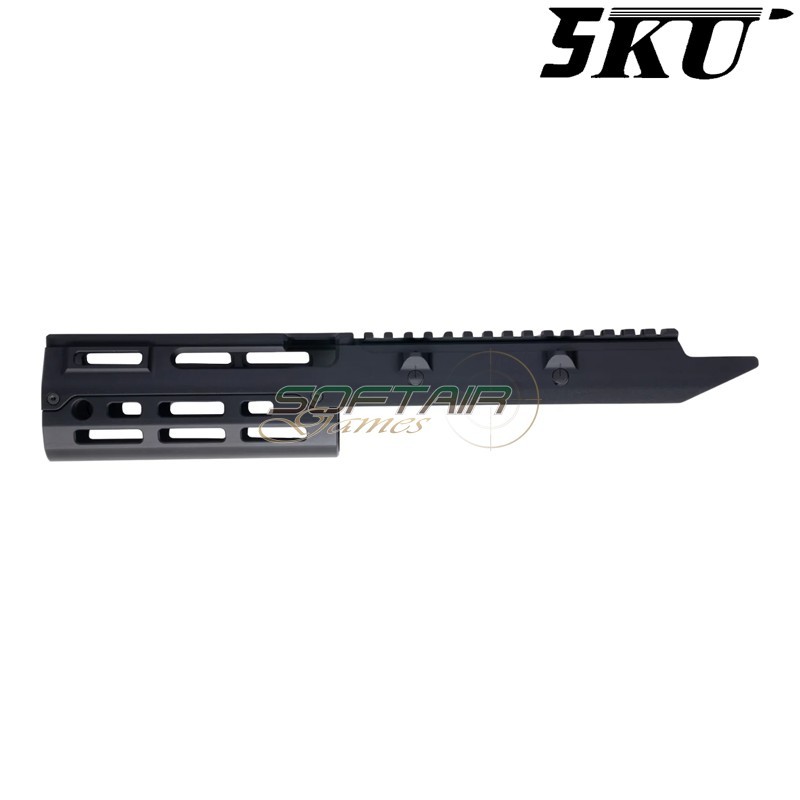 Handguard Monolithic BLACK for Marui Next Gen. MP5 5KU (5KU-393M)