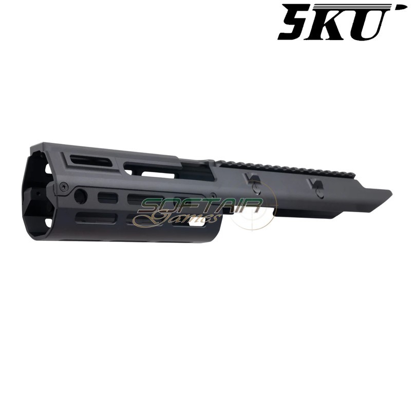 Handguard Monolithic BLACK for Marui Next Gen. MP5 5KU (5KU-393M)