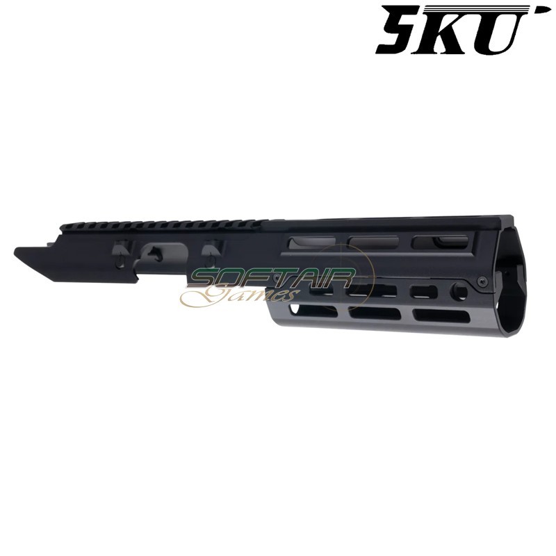 Handguard Monolithic BLACK for Marui Next Gen. MP5 5KU (5KU-393M)