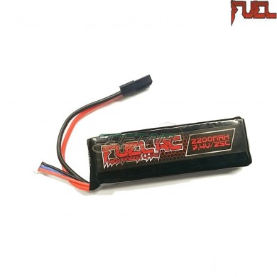 Batteria lipo tamiya 7.4x2200 25c mini type fuel rc (fl-7.4x2200)
