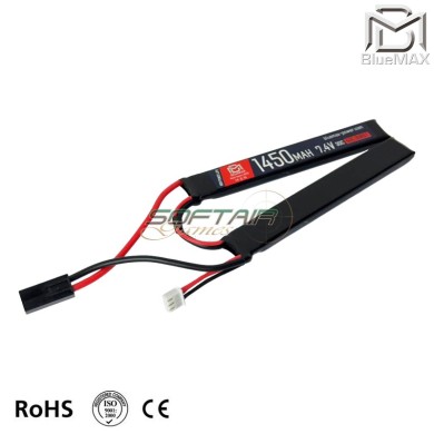 Batteria Lipo Connettore Mini Tamiya 7.4.v X 1450mah 30c CQB Type Bluemax-power® (2057)