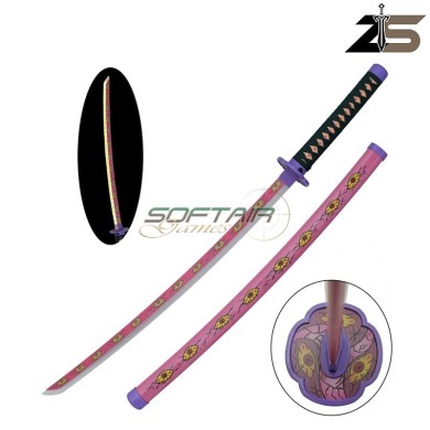 Katana Ornamentale con ILLUMINAZIONE LED versione bamboo ZSWORDS (zs665gdwd-ls)