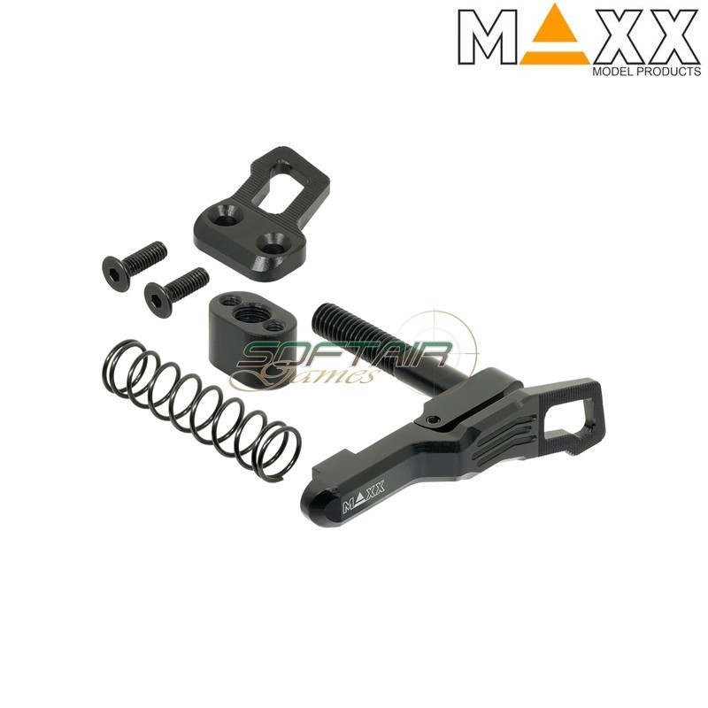 Magazine release M4 MTW Black STYLE B CNC Aluminum advanced Maxx Model (mx-mar010sbb)
