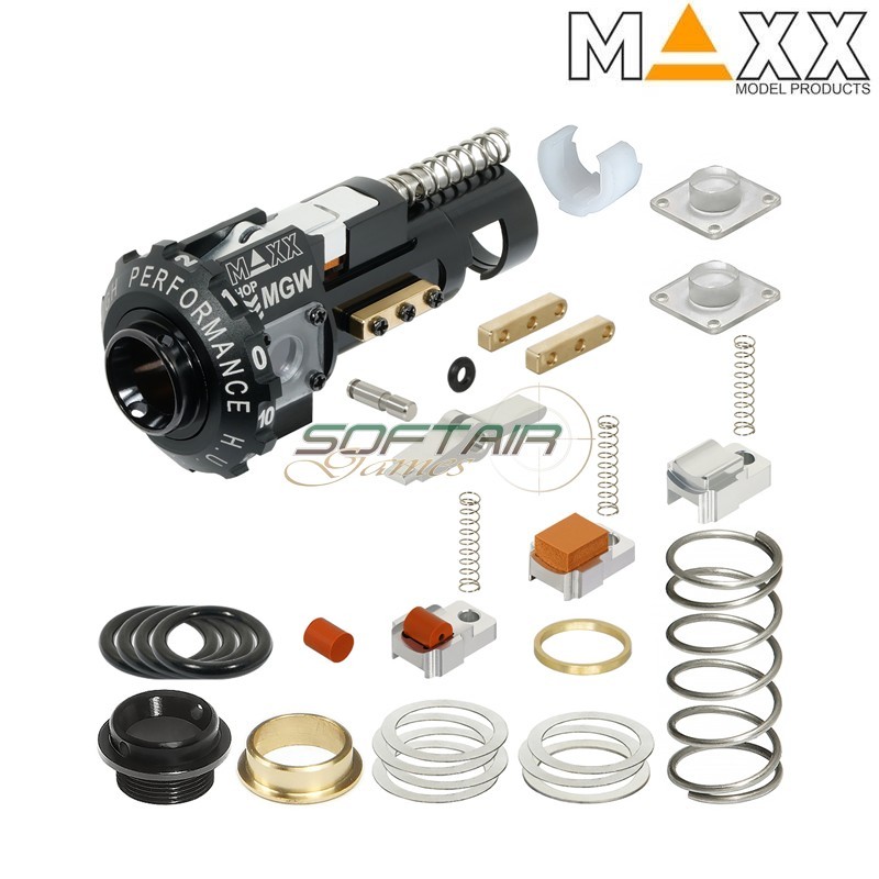 CNC Hop-up Chamber MGW per MTW nuova versione GBB Maxx Model  (MX-HOP020MGW)