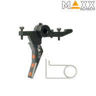 CNC Aluminum Style B Advanced Speed Trigger BLACK for MTW Maxx Model (MX-TRG011SBB)