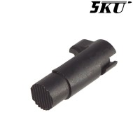 STEEL Magazine Release TYPE 1 For Marui M1911 GBB Pistol 5KU BLACK (5KU-GB-508-BK)