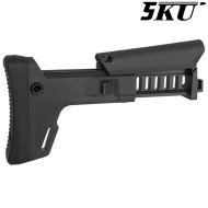 Folding Stock ACR style for Elettric Rifle AK Black 5KU (5KU-369-BK)