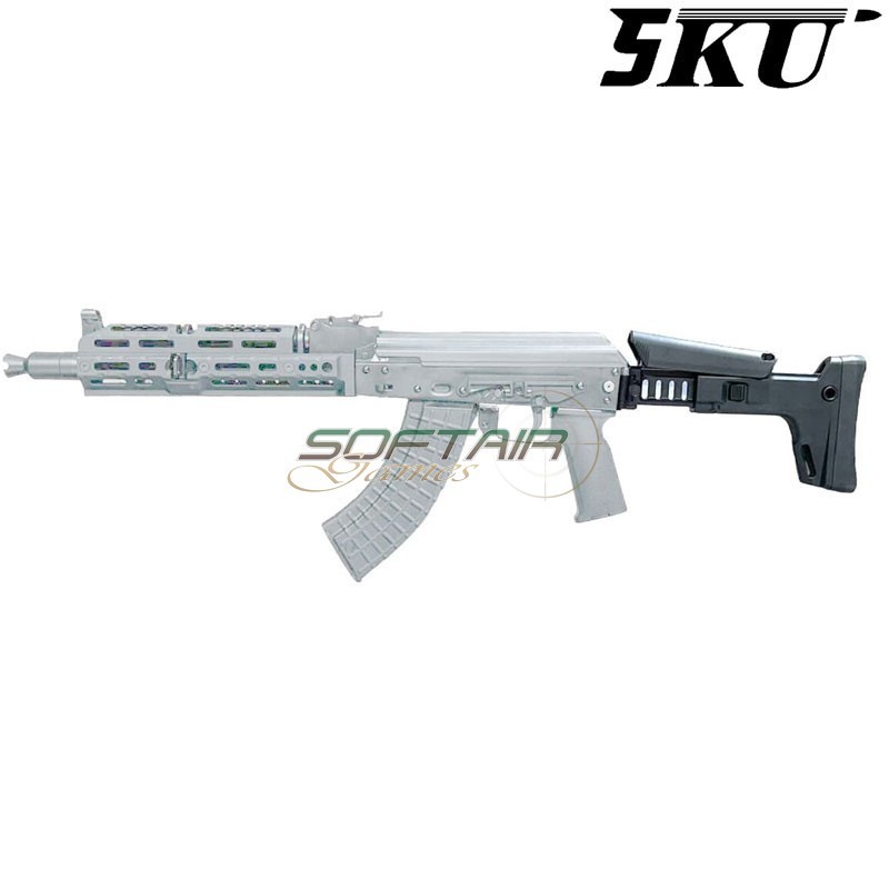 Calcio pieghevole ACR style per fucile elettrico AK Nero 5KU (5KU-369-BK)